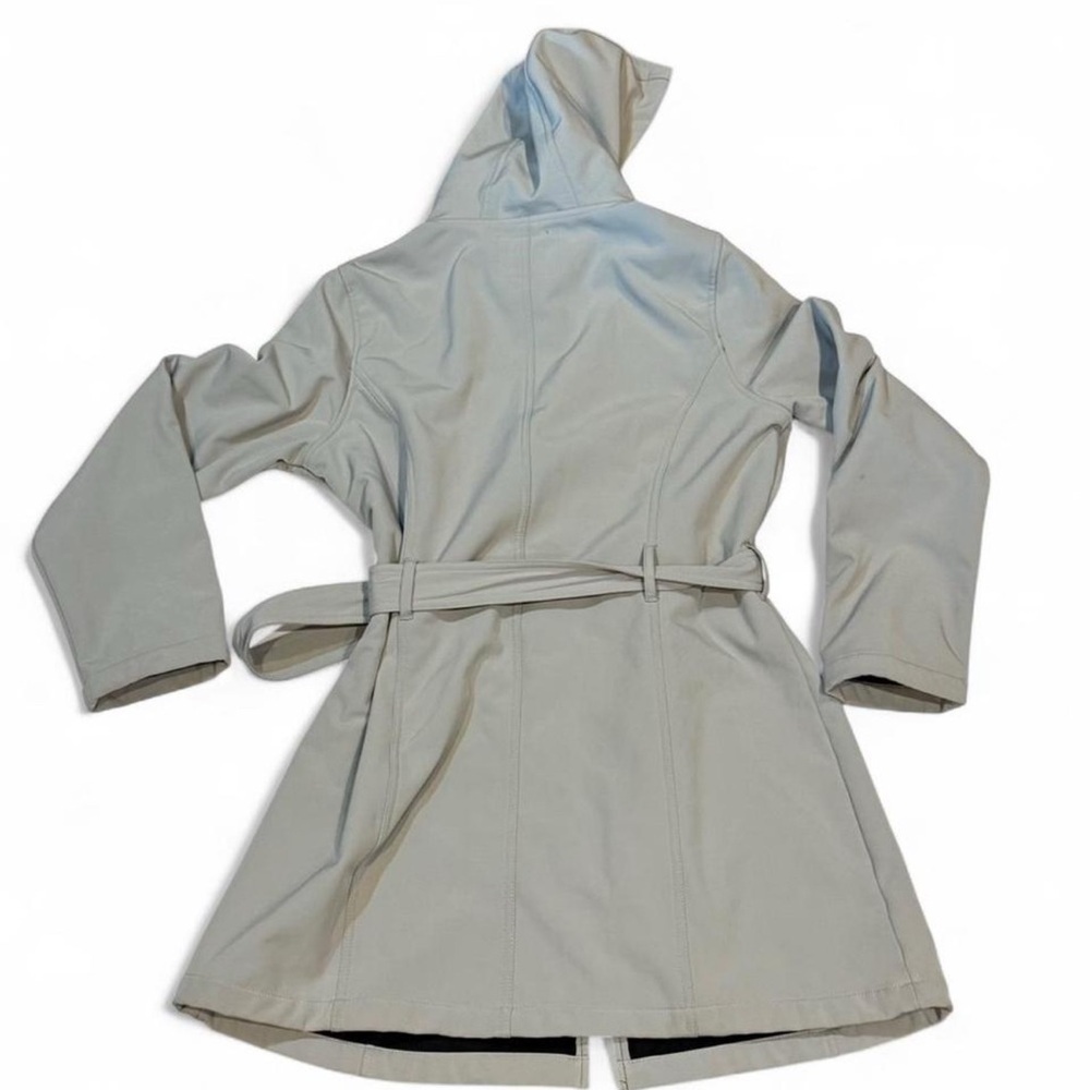 Covington Stylish Hooded Belted Coat - Picture 6 of 6